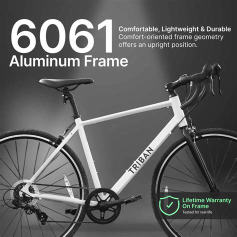 Road Bike Triban RC100 Drop Bar - Integrated Shifters, 7 Speed ...