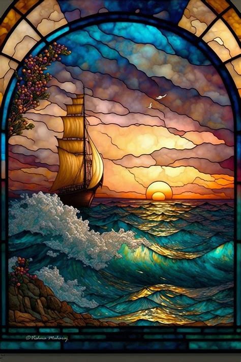 Pin by Dawn Cromwell on Art | Glass window art, Stain glass window art ...
