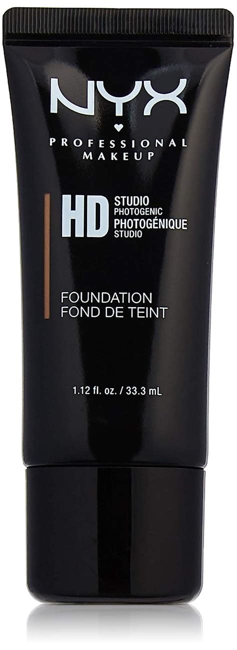 Buy NYX Professional Makeup HD Foundation, True Beige, 1.12 Fluid Ounce ...