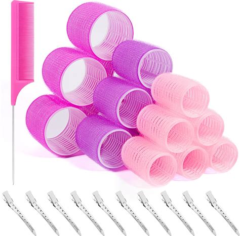 Amazon.com : 29 PCS Hair Roller Set Hair Curlers, Rollers for Hair ...