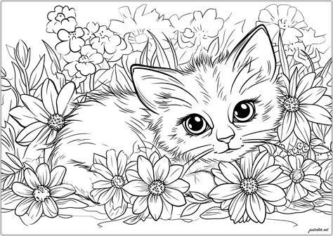 Coloring Pages Of Cats Printable Coloring Pages