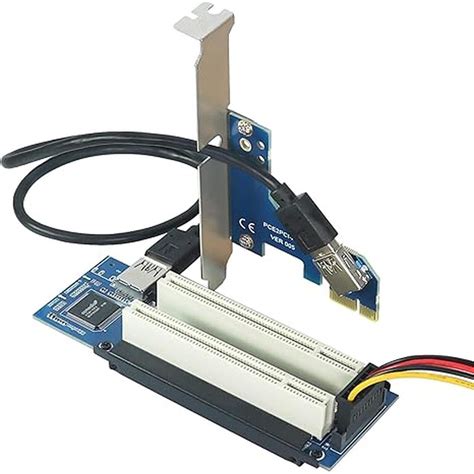 PCIe to PCI Adapter | x1 to Legacy PCI Converter with USB 3.0 Cable ...