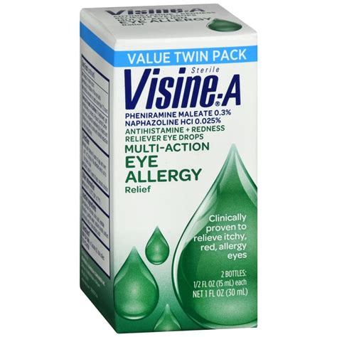 Visine-A Eye Allergy Relief Eye Drops – 1 OZ – Medcare | Wholesale ...