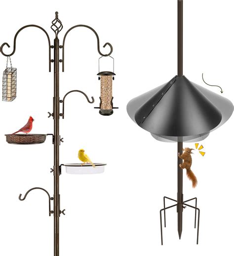 Urban Deco Bird Feeding Station with Squirrel Baffle India | Ubuy