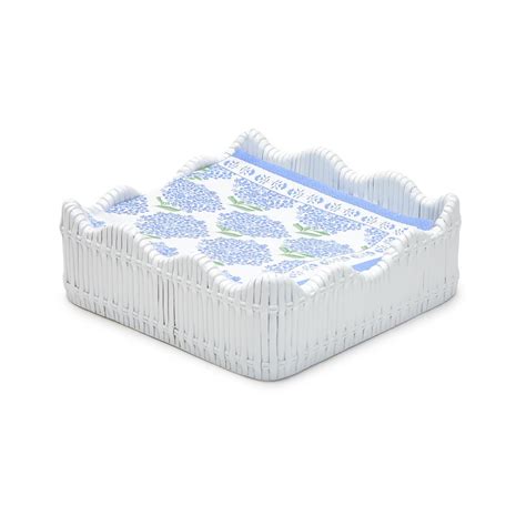 Scalloped Edge Cocktail Napkin Holder