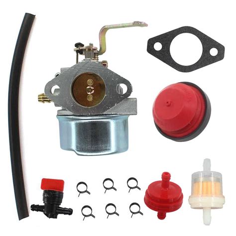 AISEN Carburetor Carb Shut Off Valve Fuel Line Filter Primer Bulb for ...