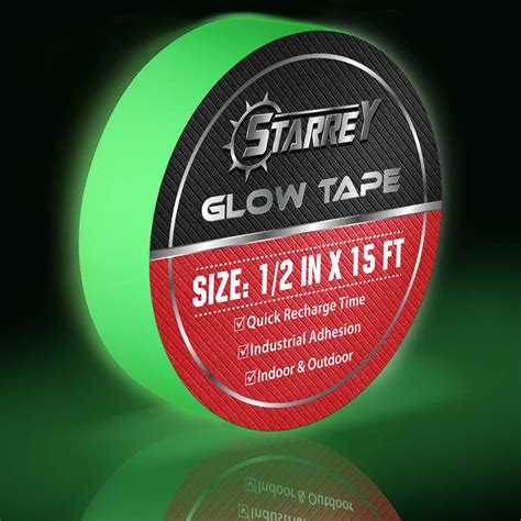 Buy Starrey Glow in The Dark Tape 1/2 in X 15 FT Waterproof ...