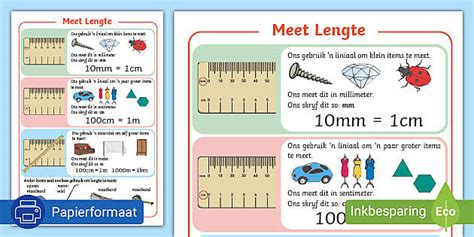 Meet Lengte Vertoonplakkaat (teacher made) - Twinkl