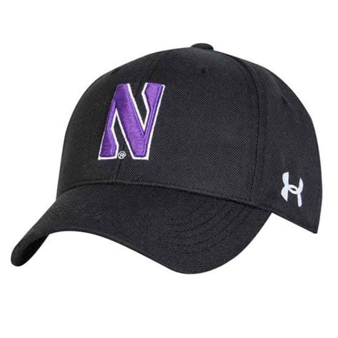 Northwestern Wildcats Under Armour Adjustable Black Hat – Northwestern ...