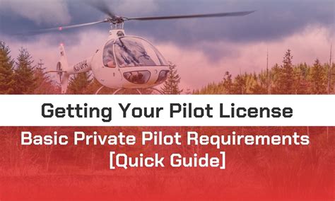 Image result for Private Pilot License Requirements Checklist