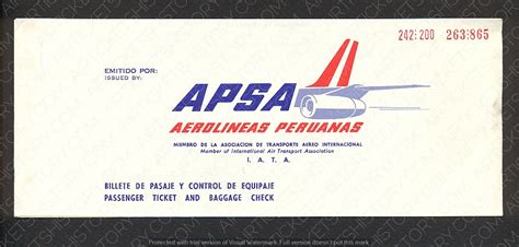AEROLINEAS PERUANAS S.A. (APSA)