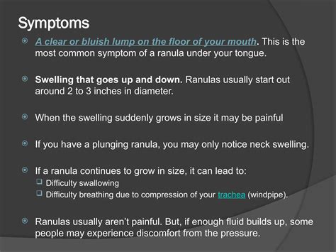 Ranula and its examination -surgery.pptx