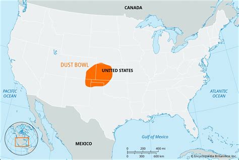 Dust Bowl Storms Map
