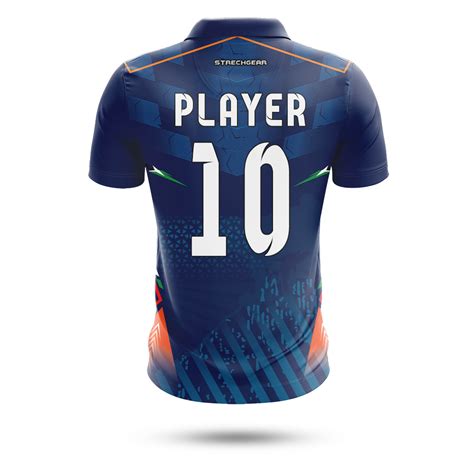 Customised Cricket Jersey with Name and Number – Strechgear