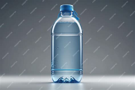 Premium Photo | Fresh Purified Drinking Water Half Liter Bottle ...