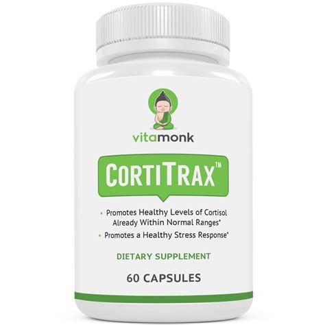 Buy VitaMonkCortiTrax Natural Cortisol Blocker - Doctor Formulated ...