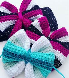 Crochet Hair Bows by Frozen Inspired Ombre Kimmiescrochet Bows Crochet Hair Bows