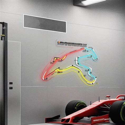 Circuit De Spa-Francorchamps Neon Race Track – Petrolvibes EU