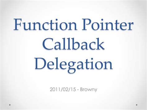 Image result for Function pointer Tutorial