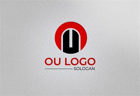 White paper logo mockup by graphicsfamily | Premium Vector