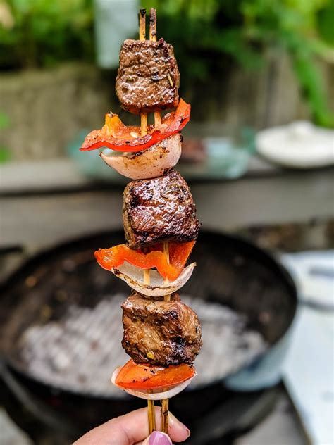 Packed with protein and vitamins, Marinated Beef Kabobs are flavorful, tender, and easy to ...