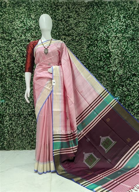 Pink Mulberry Purple Pure Bishnupuri Silk Saree – IndianVillèz