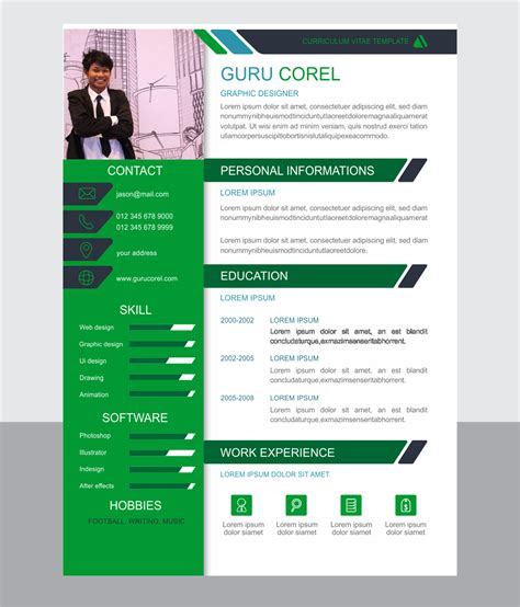 Image result for Tutorial Desain CV Di CorelDRAW