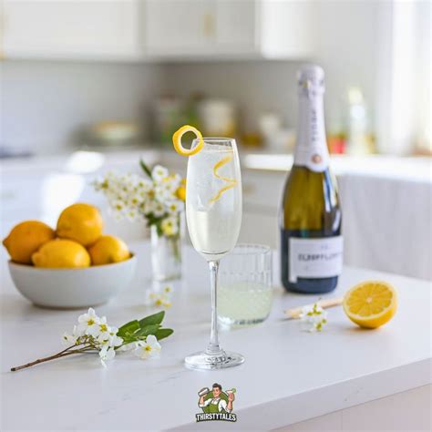 Elderflower Sparkling Wine Cocktail Recipe - Thirsty Tales