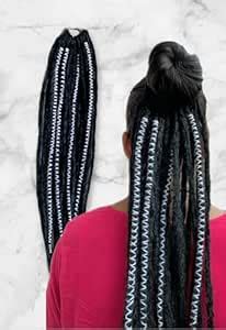 Rubber Bands Dreadlock Extension | Dreadlock Extension Band Black ...