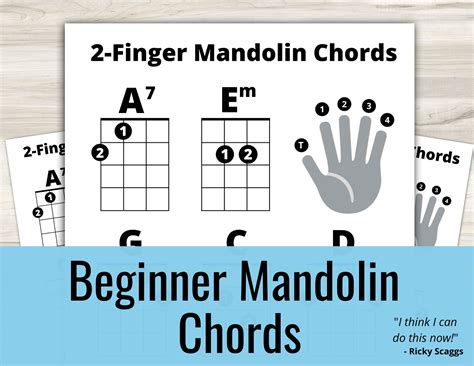 Best Printable Mandolin Chord Chart - Free Printable Charts