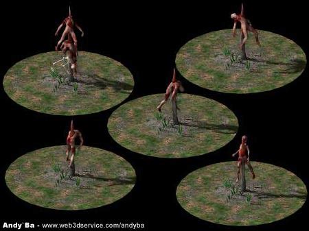 3D gallery - game sprites - impalement