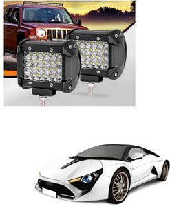 XZRTZ LED 2Pcs 4 Inch 204W Quad Row LED Light Bar Off Road LED Cubes ...