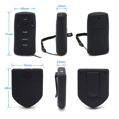 Buy Wireless Remote Control Electro Stimulator Black Massage Device E ...