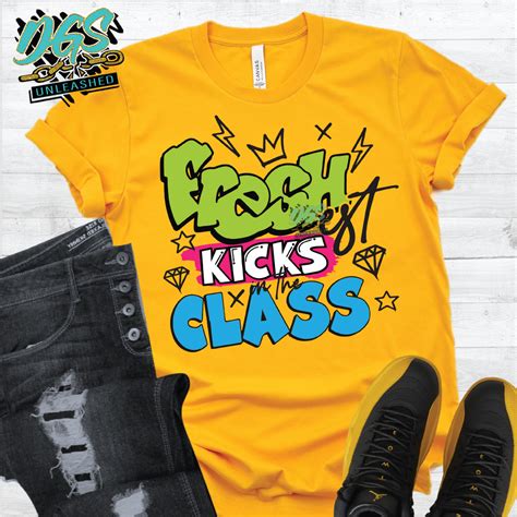 Freshest Kicks in the Class SVG, DXF, PNG, and EPS Digital Files – Da Goodie Shop Unleashed