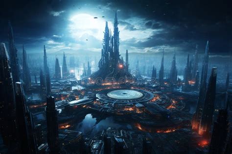 Alien Mega City Landscape 的图像结果