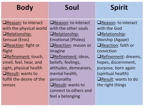 The Bible Lessons: (88) The difference between Spirit, Soul, and Body