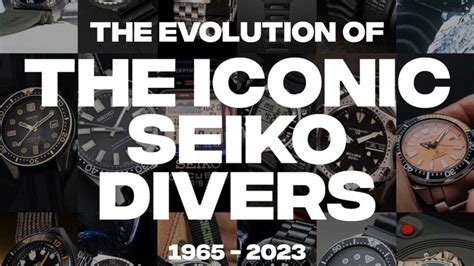 The Evolution of The Iconic Seiko Divers 1965 - 2023 | The Revolver Club