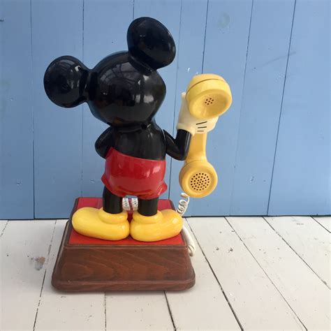 Vintage 1970s Mickey Mouse Telephone, Vintage Mickey Mouse Phone ...