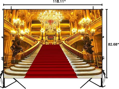 Sensfun Red Carpet Palace Backdrop for Photography India | Ubuy