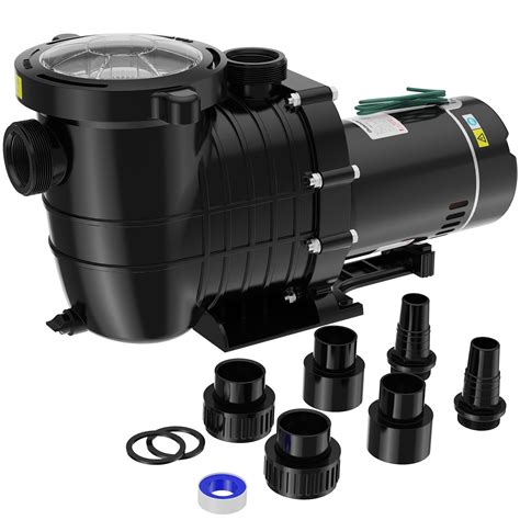 Pool Pump Above Ground/Inground, 2 HP 6900GPH Powerful Selfpriming Pool ...