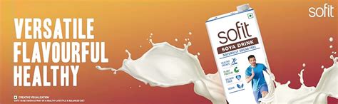 Sofit Soya Drink Naturally Sugar Free, 1000ml - Pack of 3 (3 x 1000ml ...