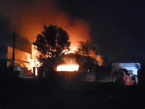 Chittorgarh Chemical Factory Blast Damages SDM Office Wall