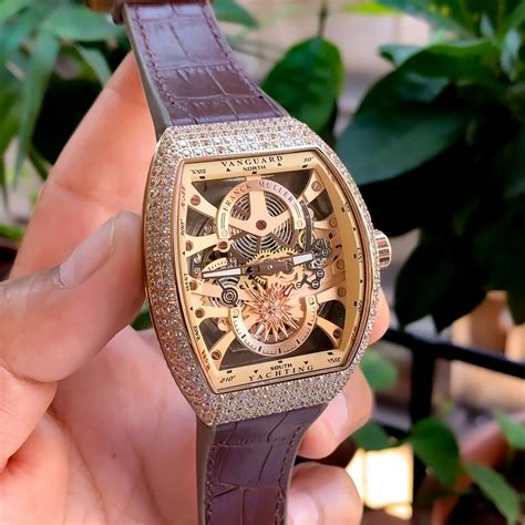 Franck Muller Vanguard Yachting Skeleton Diamond RG – ShahStore