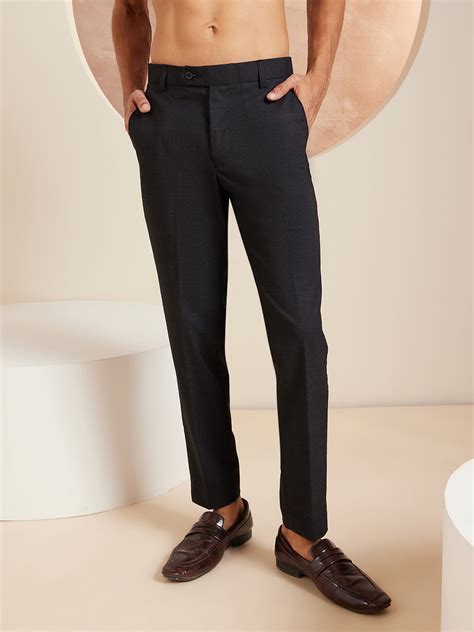 DENNISON Men Smart Tapered Fit Easy Wash Formal Trouser – Dennison ...