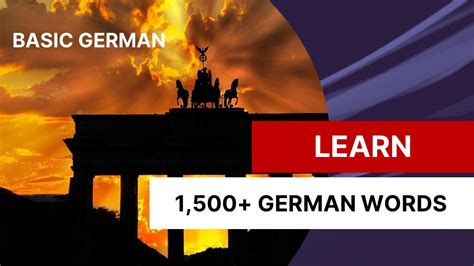 Image result for Basic German Vocabulary