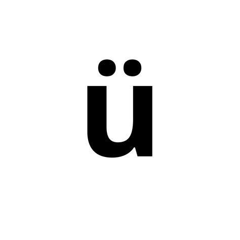 (ü) U With Two Dots Symbol Copy And Paste