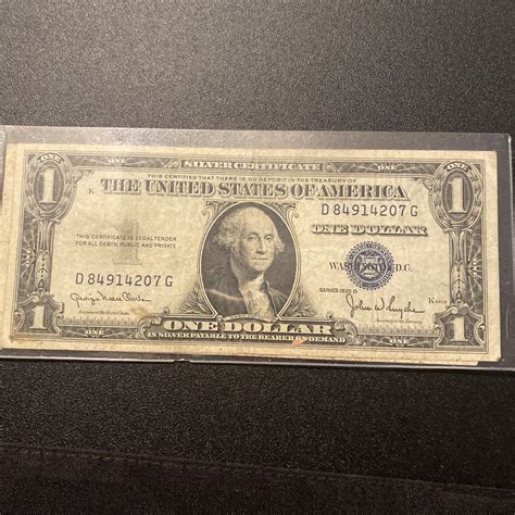 $1 Dollar 1935 E - Silver Certificate RARE SERIAL NUMBER and 1935 D ...