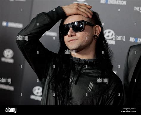 Skrillex aka Sonny John Moore at the "Re:Generation Music Project" Los ...