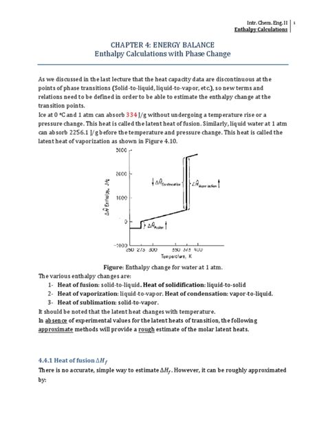 Image result for Enthalpy Example