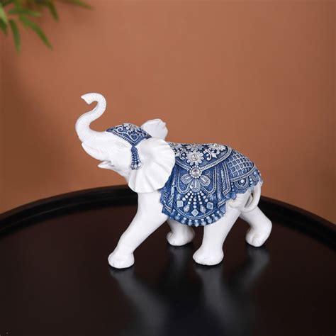 White Elephant Figurine Online - Premium Decor Object | Nestasia